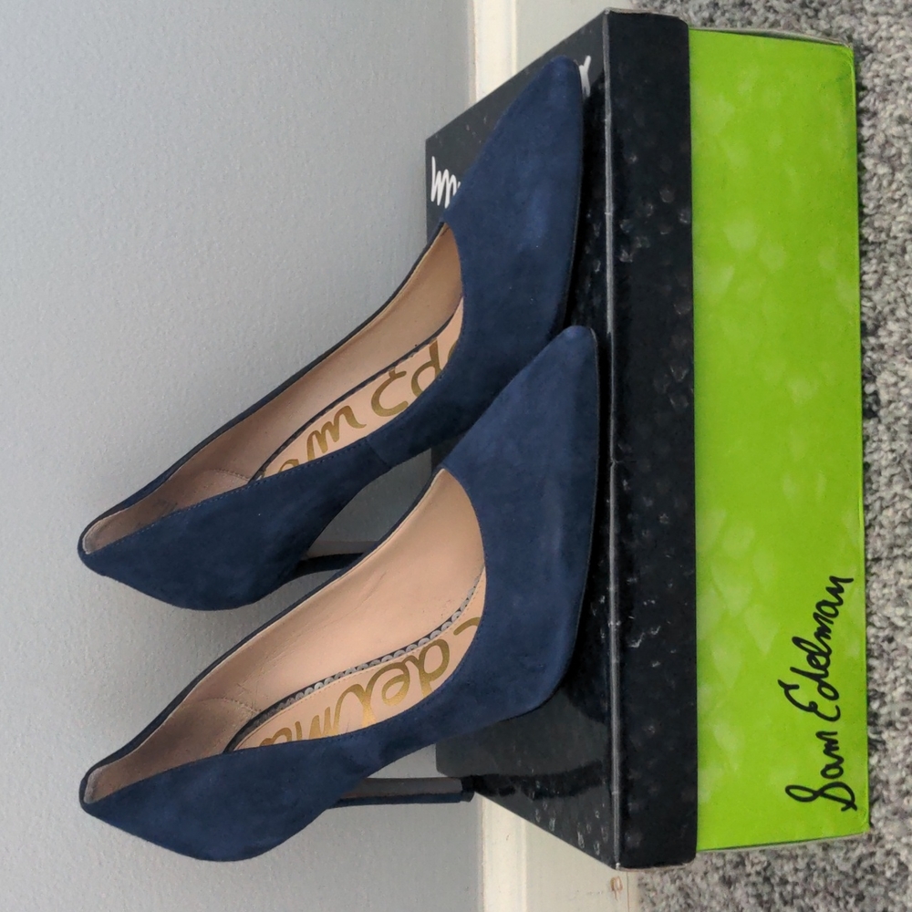 Sam Edelman Hazel Navy Suede 8